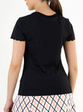 IMKE Dark Blue - Lady tee - Tenniskleding - Blauw