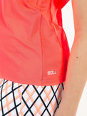 IMKE Flame Coral - Lady tee - Tenniskleding - Roze