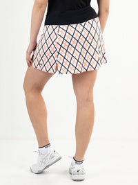 LILLYIAN Real White Multi Color - Lady Skirt - Tenniskleding - Wit