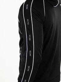 PANTHER Black - Man Hooded jacket - Fitnesskleding - Zwart