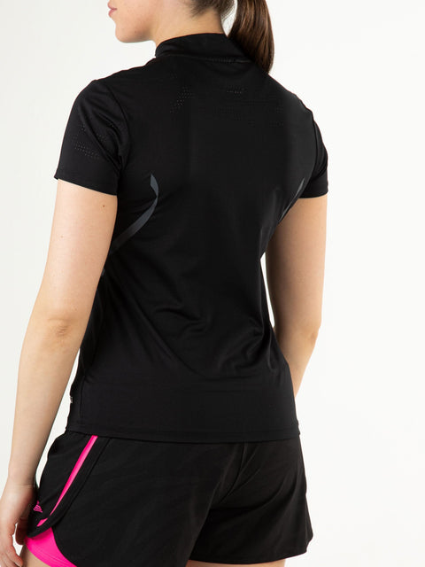 TAHNEE Black - Lady tee - Fitnesskleding - Zwart