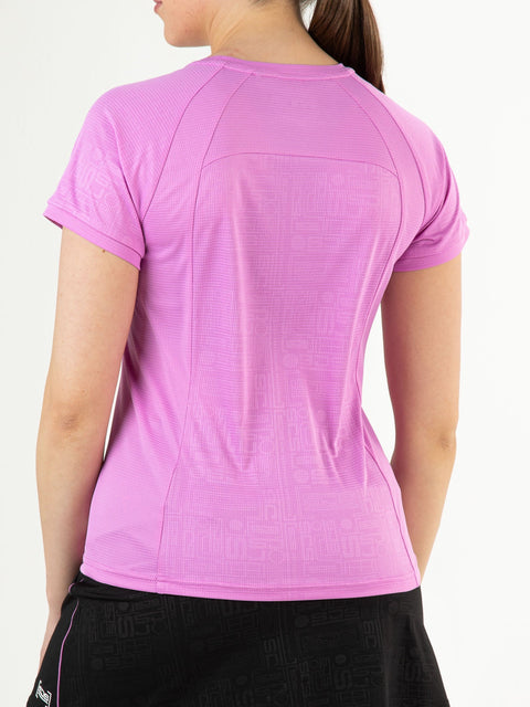 TUESDAY Cosmic Pink - Lady tee - Padelkleding - Roze